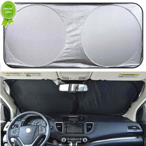 Nouveau 160x 85cm Universel Protection UV Bouclier Avant Arrière Fenêtre De Voiture Pare-Soleil Pare-Soleil Pare-Brise Couverture De Voiture Anti-UV Accessoires