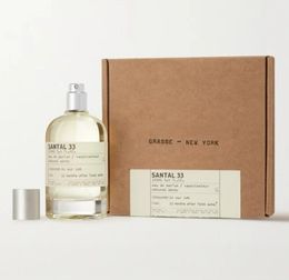 Nouveau 16 sortes de parfum neutre Myrrhe 55 Santal 33 Bergamote 22 Rose 31 Matcha 26 Cédrat 37 Tubereuse 40 100ML Parfum Spray Arôme boisé durable de haute qualité