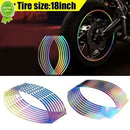 Nieuwe 16pc Wiel Band Reflecterende Sticker Auto Fiets Motorfiets Reflecterende Streep Decal voor 18Inch Band Velg Decor auto Styling Accessoires