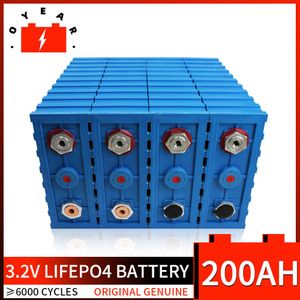 Nouveau 16 pièces 3.2v 200Ah LiFePO4 batterie Rechargeable 190AH plastique Lithium fer Phosphate packs batterie solaire