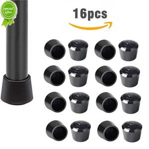 NIEUW 16PCS RUBBER STOEL LEG TIPS CAPS FUILAARHEID Voet tafel Einddop Covers Vloembeschermer voor binnenhuis buiten terras tuinkantoor kantoor