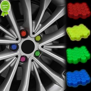 Nieuwe 17/19/21mm Auto Lichtgevende Wielmoer Bescherming Covers Anti-Roest Caps Auto Hub Band schroef Caps Moeren Bouten Auto Accessoires Exterieur