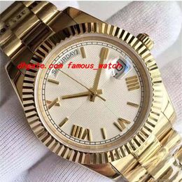 NOUVEAU GOLD GOLD 40MM AUTUME AUTOMATIQUE Mouvement mécanique DIAL SIGHT SIGNER CLUTÉ CHAPPORT COPER COURONE COURNE COURNE MENSE318W