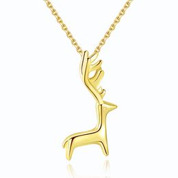 Hot Elanden Hanger Ketting S925 Puur Verzilverd 18k Goud Hoogwaardige Ketting Populair in Europa en Amerika Vrouwen Ketting Sieraden Valentijnsdag Kerstcadeau spc