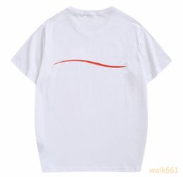 Nieuwe 19SS Heren T-shirt Hoge Kwaliteit Mannen Vrouwen Koppels Casual Korte Mouw Heren Ronde Hals Tees 5 Kleuren s-5XL