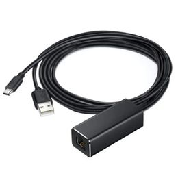 NOUVEAU 1M 3 IN 1 MICRO USB TO RJ45 Ethernet Adaptateur pour Fire TV Stick 480 Mbps LAN Network Carte avec USB Power Alimentation 100M Ethernet