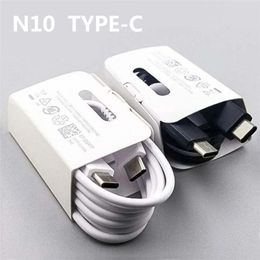 Nouveau câble USB Type-C à type C de 1M 3FT Charge rapide C à C pour Samsung Galaxy S10 Note 10 Plus Support PD 6 cordons de charge rapide DHL gratuit