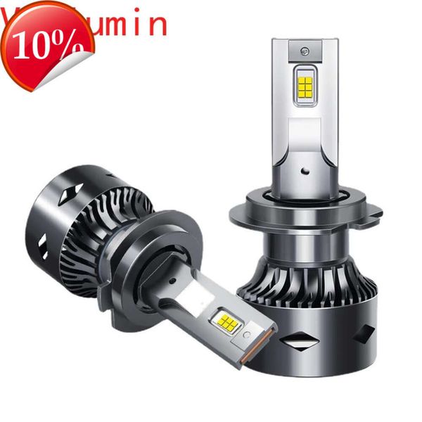 Nuevo 1 par H1 H7 H11 9005 9006 9012 bombilla LED para faro Auto decodificación H4 bombilla LED Dual para coche 3000K 6000K 9-30V 30W 7200LM luz antiniebla