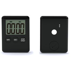 Écran numérique LCD Super fin, 7 couleurs, minuterie de cuisine carrée, compte à rebours, alarme, horloge magnétique, 1 pièce, nouveau