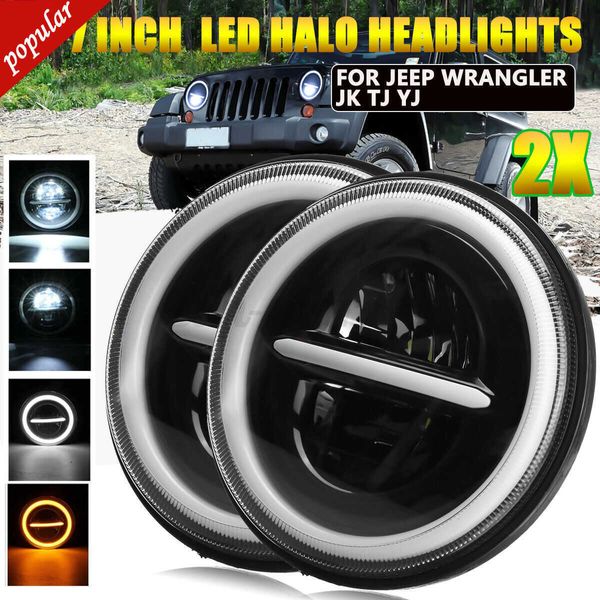 Nuevo 1PC 7 pulgadas bombillas de faros de coche lámparas de bombilla LED reemplazo de luz de coche faros de coche lámparas de coche para Jeep/Wrangler/JK /TJ/CJ