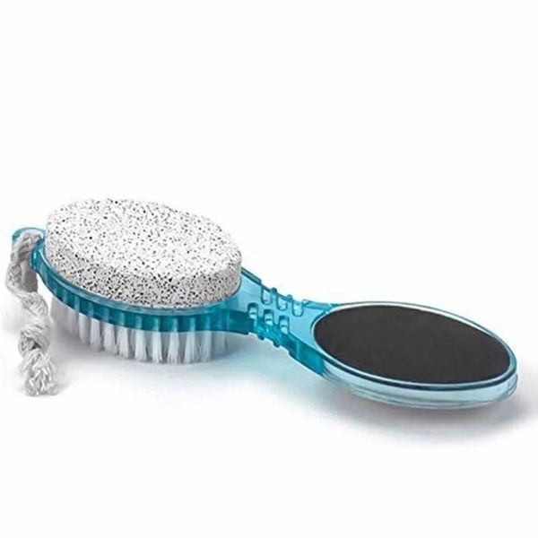 Nouvel outil de soins aux pieds 1pc 4in1 pieds Pouce pierre de la peau morte de brosse de brosse de brosse de brosse de brosse