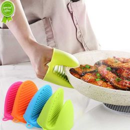 Nouveau 1 pc cuisine cuisson Silicone pince d'isolation thermique anti-brûlure gants antidérapants maison bol four four à micro-ondes gants cuisine outils