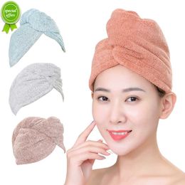 Nieuwe 1 Pc Microfiber Haar Sneldrogend Droger Handdoek Bad Wrap Hoed Quick Cap Tulband Droog Sneldrogend Dame huishoudelijke Bad Gereedschap