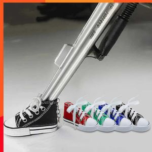 NIEUWE 1PC Motorfietszijde Stand grappige schattige mini -schoenvoet ondersteuning Motor Bicycle Standstand statiefbladen voetafdekondersteuning Accessoires