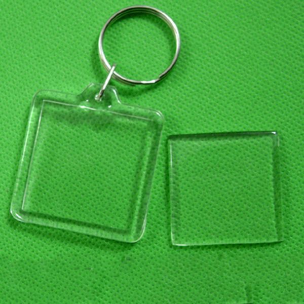 Nouveau rectangle rectangle transparent vide en acrylique