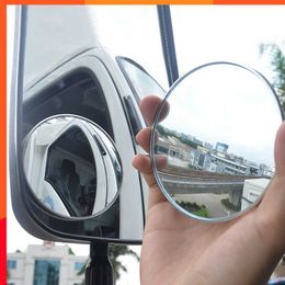 Nouveau 1PC rétroviseurs latéraux pour camions étanche voiture Angle mort miroir rond convexe grand Angle bébé Auto rétroviseurs accessoires