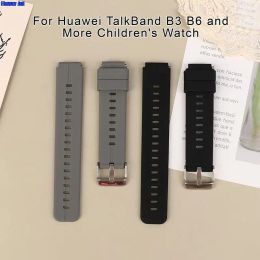 Nuevo 1pc universal silicone de 16 mm correa de banda de reloj para -huawei talkband b3 b6 tw2t35400 tw2t35900 y más reloj para niños