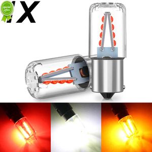 Nuevo 1 Uds 1156 BA15S P21W S25 7506 1157 P21/5W BAY15D 7528 bombillas LED superbrillantes 500LM reemplazar para luz de marcha atrás de coche blanco ámbar