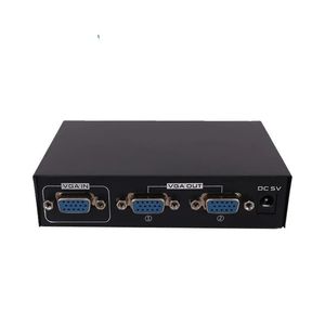 NOUVEAU 1PCS 2 PORTS Switcher Splitter 2 façons de convertisseur d'adaptateur vidéo VGA pour les accessoires de moniteur PC