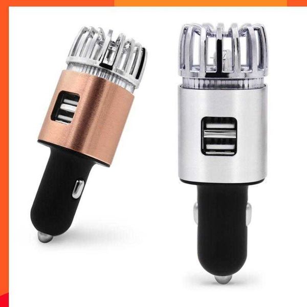 Nouveau 1 pièces voiture purificateur d'air rafraîchissement Portable ioniseur d'air pour véhicule USB 2 en 1 2020 désodorisant intérieur accessoires