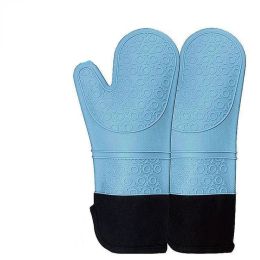 NEW 1PCS Extra Long Oven Mitts and Pot Holders Sets Heat Resistant Silicone Cooking Gloves Hot Pads PotholdersExtra long oven mitts set