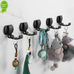 NIEUWE 1PCS opvouwbare aluminium hanger haak haak vullende wandorganisator rek sleutel doekhouder houder haak badkamer handdoek hardware opslag