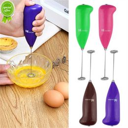 Nieuwe 1Pcs Melk Drinken Koffie Garde Mixer Elektrische Eiklopper Frother Foamer Mini Handvat Stirrer Praktische Keuken Koken gereedschap