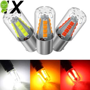 Nouveau 1 pièces P21/5W Led 1157 haute luminosité voiture lumière BAY15D 1156 P21W BA15S ampoule 3030 SMD Auto clignotant inverse lampe frein blanc DRL12V