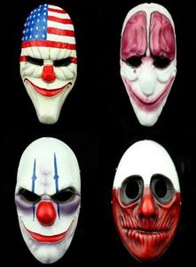 Nouveau 1 pièces PAYDAY 2 masques de fête masque Dockwork hommes Cosplay résine masque déguisement fête Halloween Mask4375420