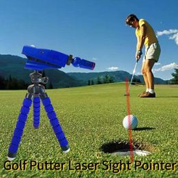 Nieuwe 1 Stuks Putter Pointer Putting Training Bezienswaardigheden Supply Laser Richthulpmiddelen Stuurstang Zicht Golf Trainer