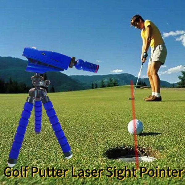Nouveau 1 pièces pointeur Putter mettant des vues d'entraînement fournir des aides de visée Laser tige de poussée vue entraîneur de Golf