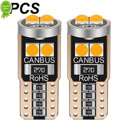 Nouveau 1 pièces T10 W5W WY5W 2825 Super lumineux LED Canbus aucune erreur voiture intérieur lecture dôme lumières Auto Parking lampe Wedge queue côté ampoule