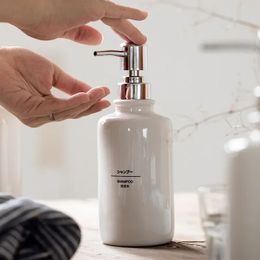 Nuevo 1 pieza Cerámica de jabón líquido Dispensadores de emulsión Sub botella de látex Accesorios de baño Conjunto de regalos de boda para accesorios de baño