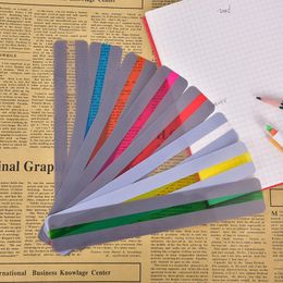Nouveau guide de lecture 1set Strips Highter Colored Superailles Bookmark Lire les bandes Kid Gift