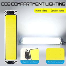 Nuevo 1x blanco Cob 108 SMD Led 12v 24v Panel Domo lámpara Auto coche Interior lectura placa luz techo Interior lámpara con cable