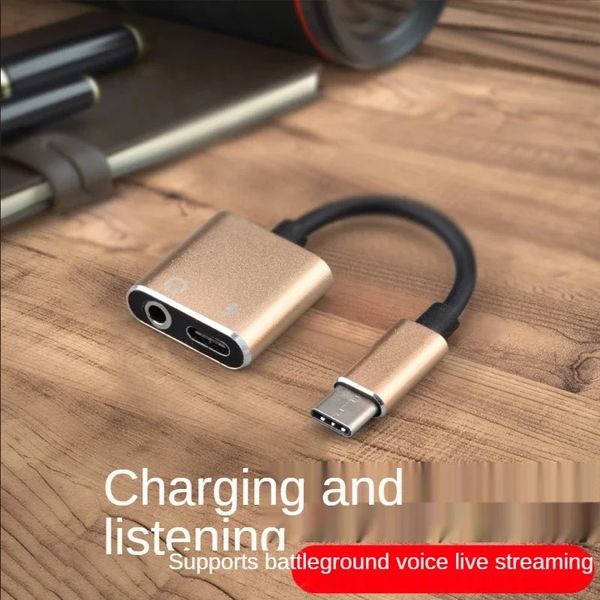 Nuevo adaptador de auricular de carga rápida Tipo-C USB-C 3.5 mm Converter de cable de audio digital para iPad Pro Google HTC Huawei