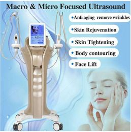 NIEUW 2 IN 1 TECHNOLOGIE Ultrasone HIFU RF Body Shaping Beauty Device voor huidverstrakking en rimpelverwijdering 10 -stcs Cartridges
