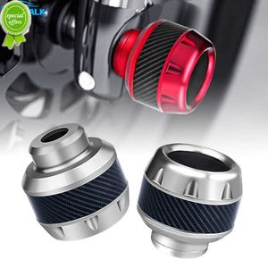 Nieuwe 2 pc's aluminium legering universele motorfietsen vallende beschermer explosieverdichte front vorkbekers schuifregelaars crashen Moto accessoires