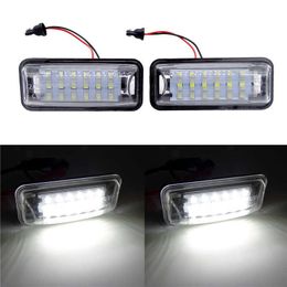 Nieuwe 2 Stks Witte LED Auto Achterlicht Nummerlampen 18 Kentekenplaat Lichtvervanging Trim voor Subaru / BRZ / Legacy / WR X / STI INCREZA / XV