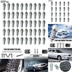 Nieuwe 20/50 Stuks Autoband Studs Antislip Schroeven Nagels Auto Motor Fiets Vrachtwagen Off-road Band Anti-Ijs Spikes Sneeuwschoenen Zool Schoenplaten