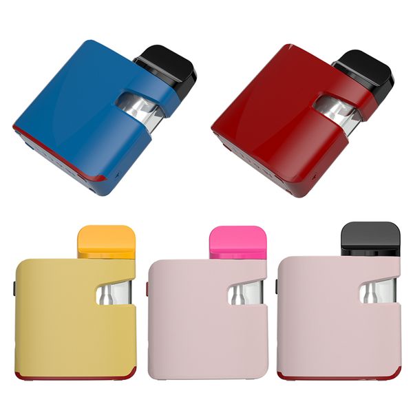 Nouveaux chariots jetables vides de 2000 mg 2 ml 2 grammes Batterie 350 mAh Chargeur USB C rechargeable 6 couleurs Logo personnalisé et emballage acceptés YEK005