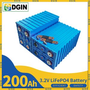 Nouveau 200AH lifepo4 3,2 V batterie Diy 12V 24V Pack de batteries rechargeables pour la voiturette de golf à cellules solaires prismatique électrique RV avec barres de barres