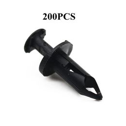 Nouveau 200 pièces Lot de Clips de garde-boue en Nylon noir garniture de Rivets de corps pour Honda Polaris RZR 90653-HC4-900 7661855 90653HC4900193F