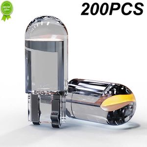 Nouveau 200 pièces plus récent W5W Led T10 voiture lumière COB 1 LED verre 6000K blanc Auto Automobiles plaque d'immatriculation lampe dôme lire DRL ampoule Style 12V