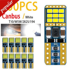 Nuevo 200 Uds venta al por mayor W5W T10 168 LED Canbus libre de errores Super brillante luz lateral Interior del coche 194 2016 18SMD bombilla de liquidación automática blanca