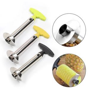 Outils pour légumes Trancheuse d'ananas en acier inoxydable Éplucheur de fruits Trancheuse de cuisine Outil facile Coupe-spirale d'ananas Nouveaux accessoires d'ustensiles