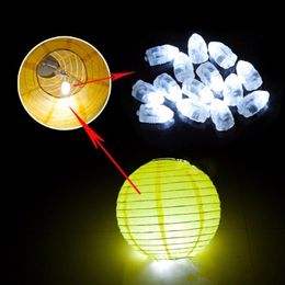 Nuevo 2016 50 piezas de luz LED impermeable para linterna de papel globo decoración del banquete de boda de Navidad gran oferta