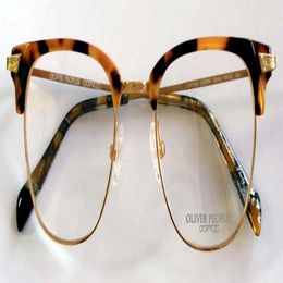 Nuevo diseñador de marca 2017 OV1145 QERFORFORMANCE Spectacle Half Frame for Women and Men Glasses Fashionable Marco Google con casos originales 313p