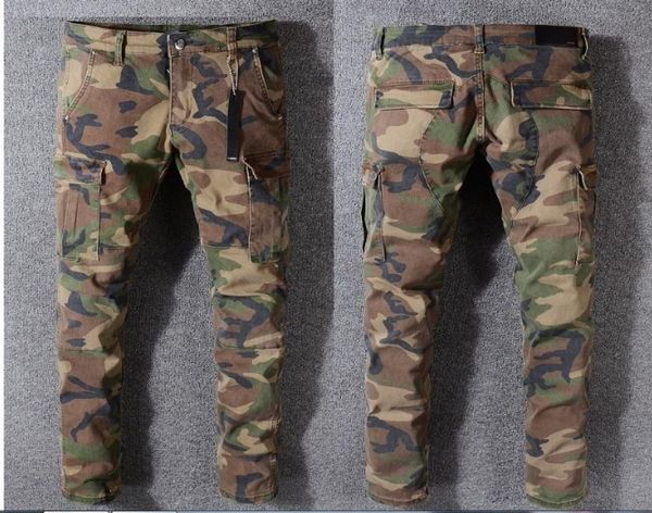 NUEVO 2018 JAYZ CAMO PANTALONES SLIM TYGA camo jeans pantalones hiphop moda NUEVO WEST Camuflaje9743814