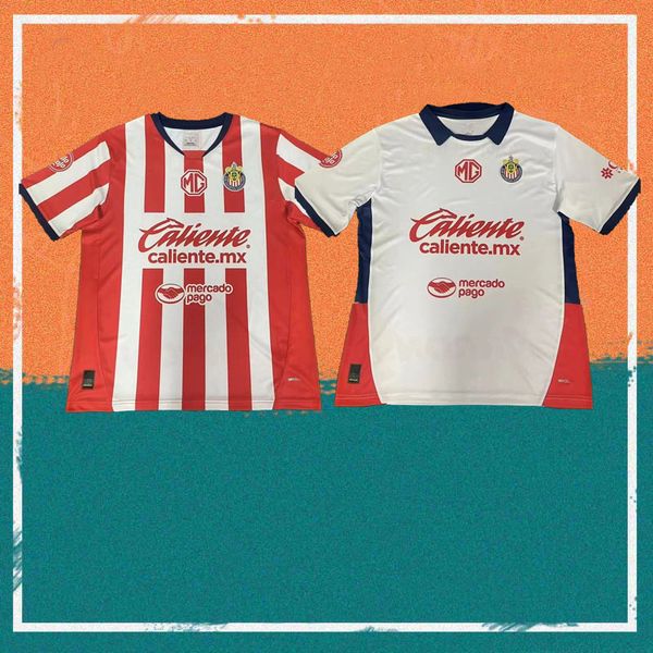 24/25 A.Vega Club America Liga MX Chivas Soccer Jerseys 2024 A.Vega A.Briseno Shirt L.olivas F.Beltran Hiram Mier Kids Kit Kit Football Uniforme